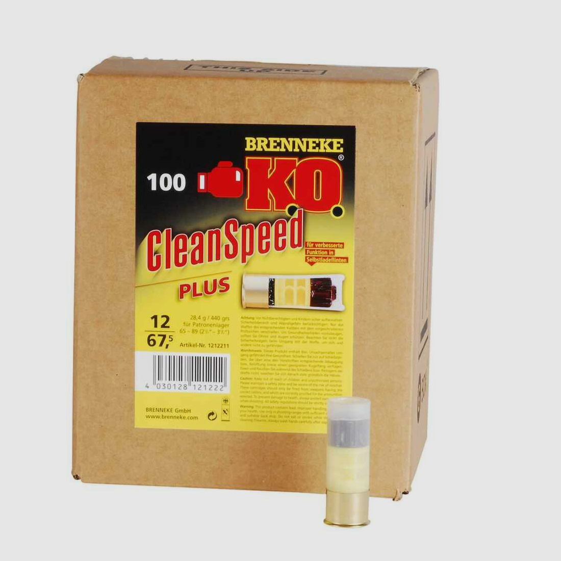 Brenneke CleanSpeed Plus para escopetas semiautomáticas