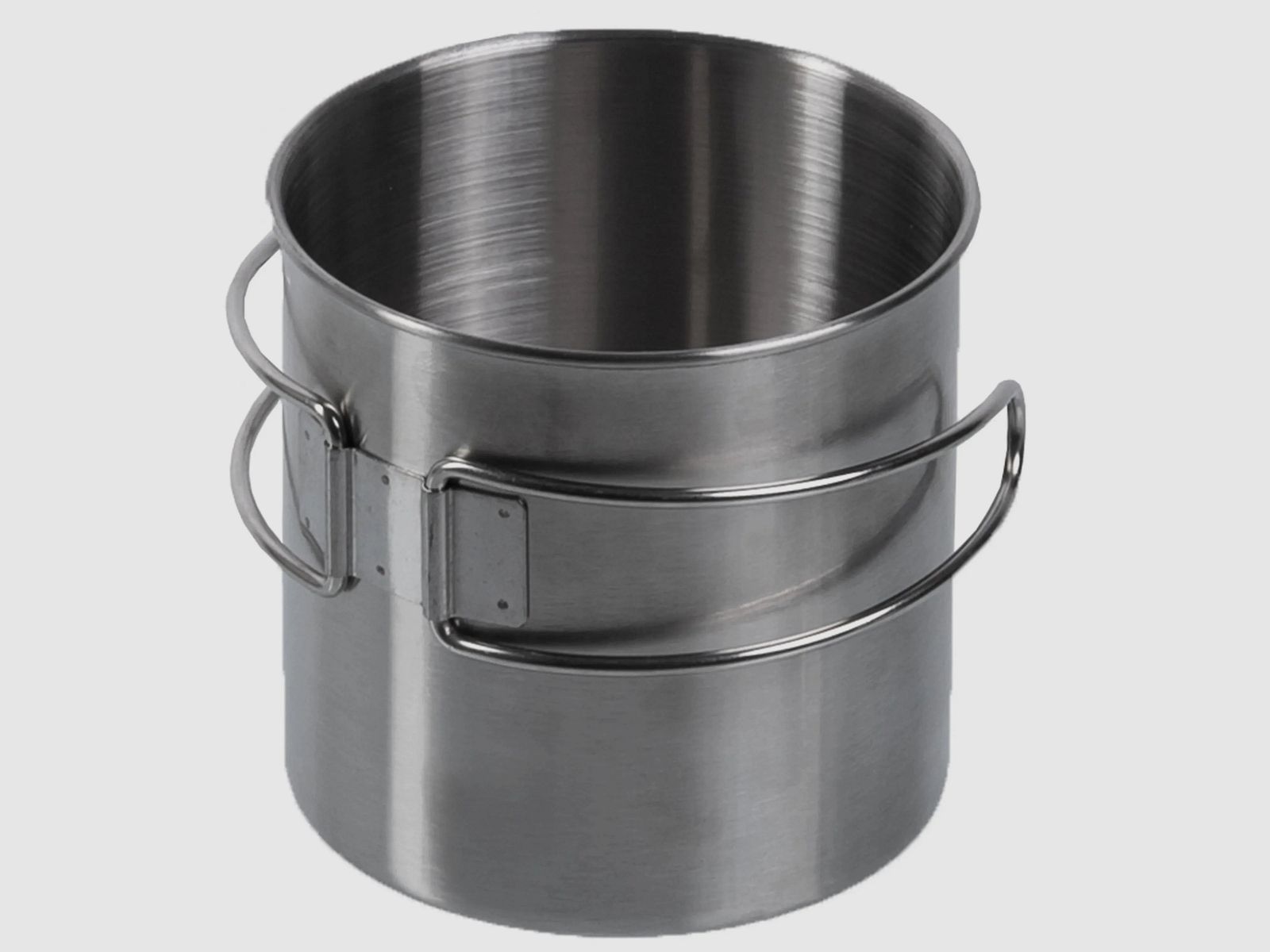 Mil-Tec Trinkbecher Edelstahl Drahtgriffe 800 ml