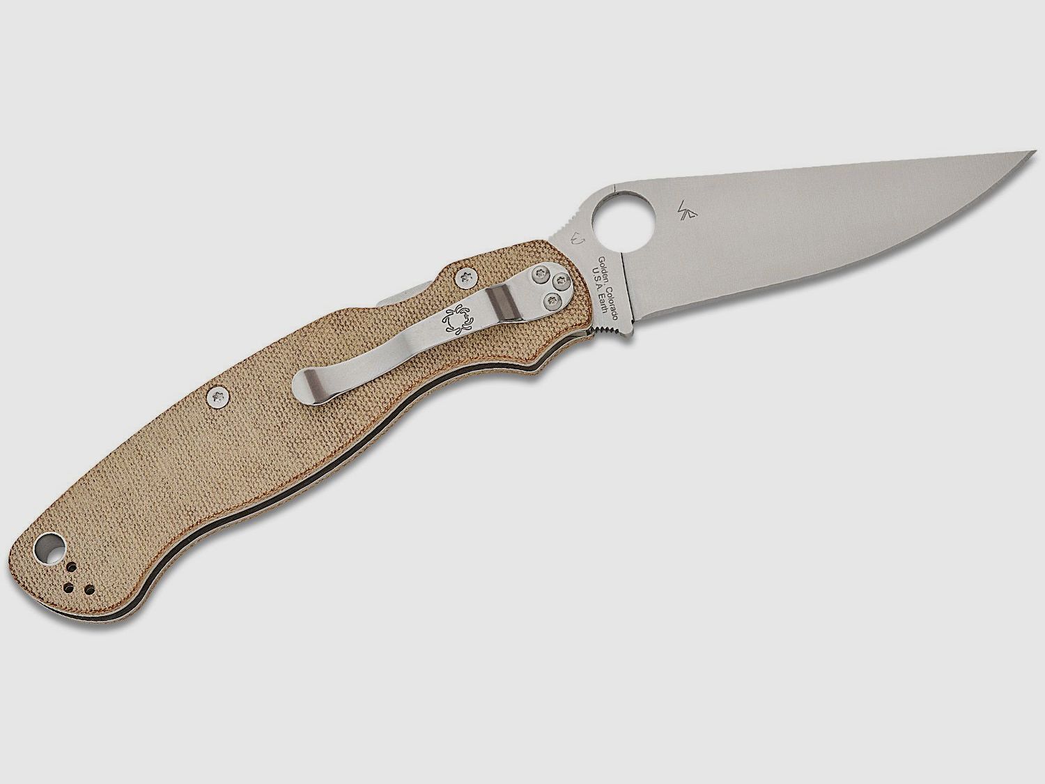 Military 2, Brauner Canvas-Micarta-Griff | 96980