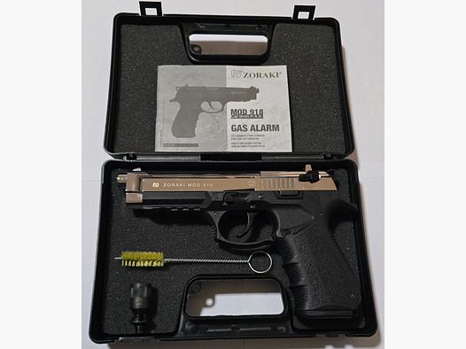 Zoraki 918 Chrome 9mm PAK Schreckschuss stara PTB 965 rzadko