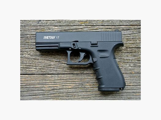 RETAY G17 Black – 9 mm P.A.K. / Glock 17 Replica / Copy – EU-wide Shipping / EU-Wide Shipping