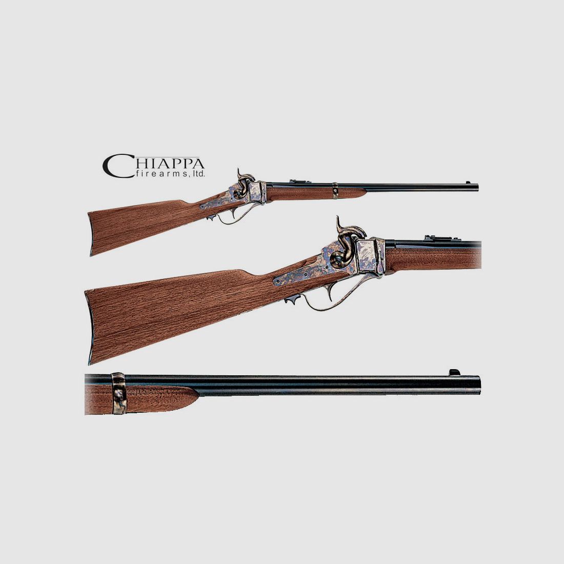 Perkussions Hinterladergewehr Chiappa Sharps Cavalry 1859, Kaliber .54 (P18)