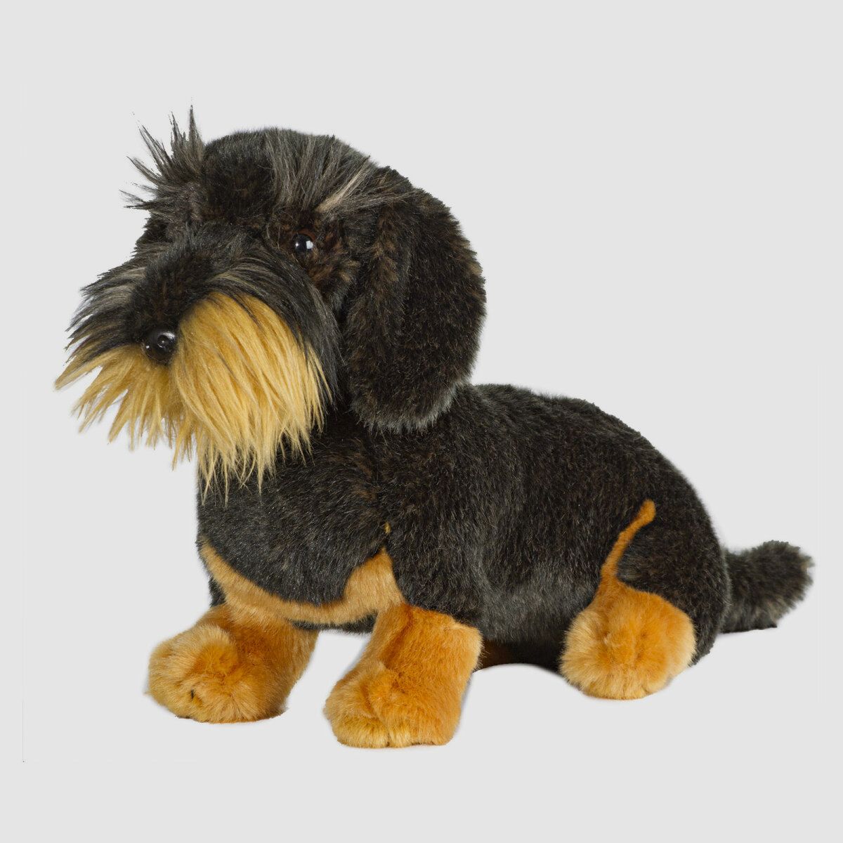 Plush toy rough-haired dachshund
