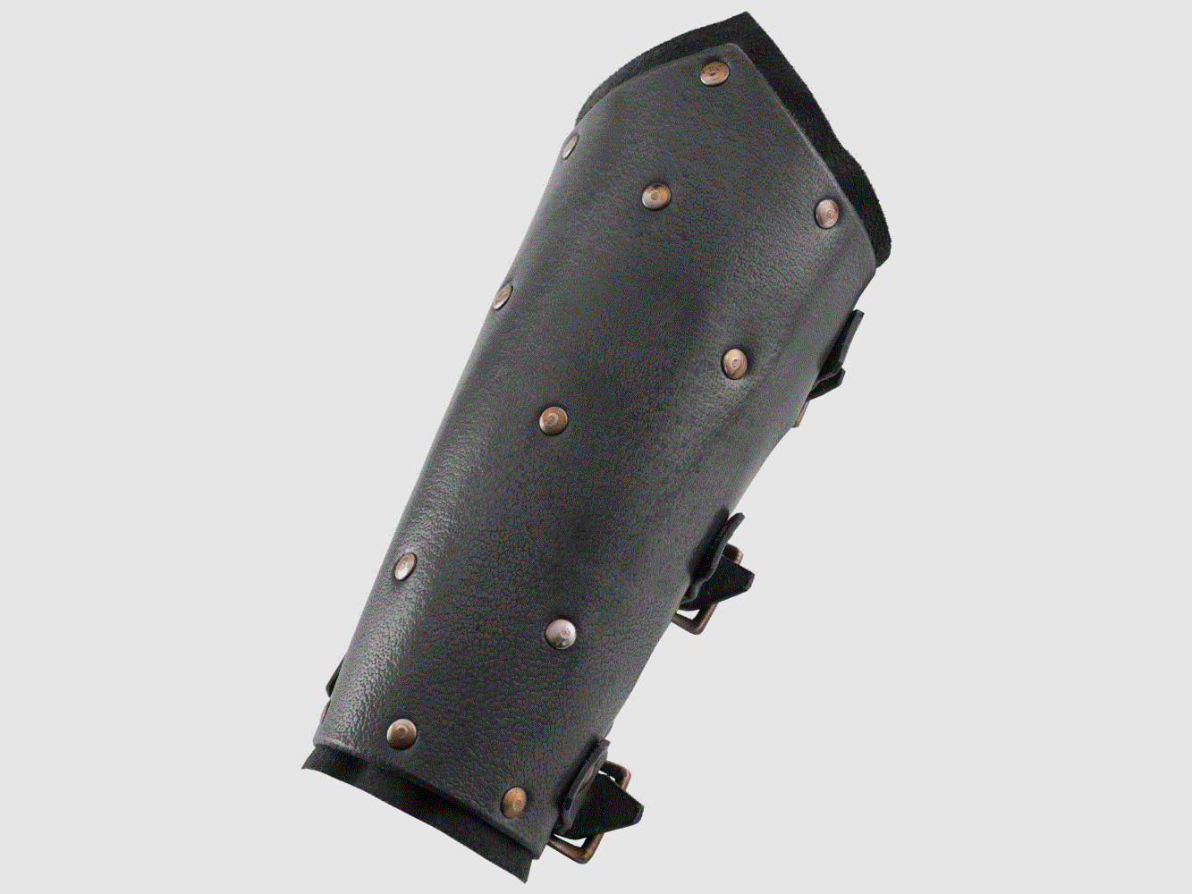 Ulfberth Armschützer aus Leder mit Nieten und Wildleder, Paar, versch. Farben
