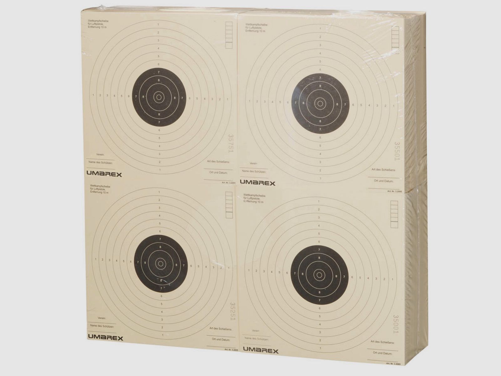 Umarex 3.2095 - Target sheets 17x17 cm - 1000 pcs.