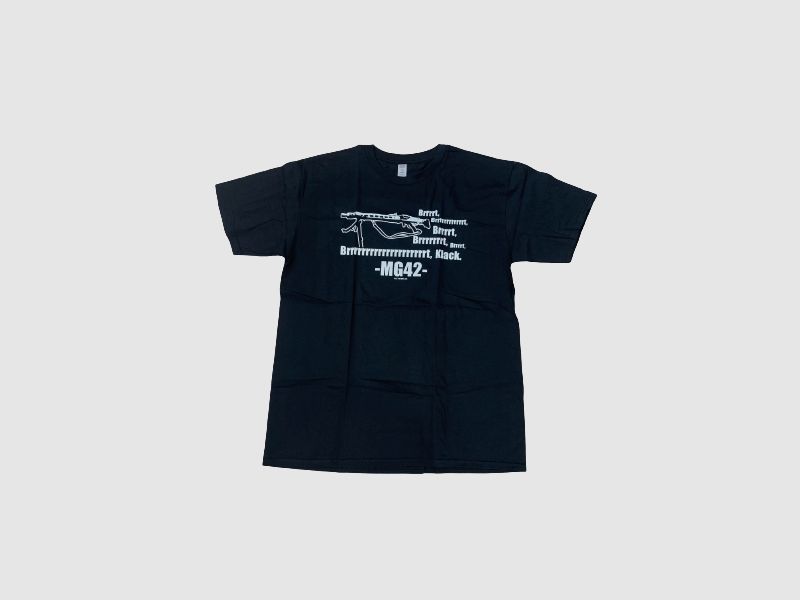 T-SHIRT "MG 42" - SCHWARZ