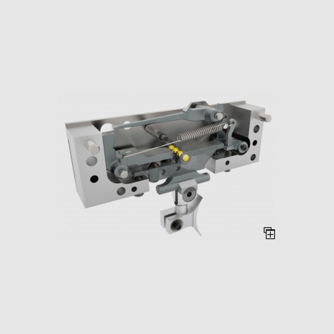 Anschütz 9015 One destro taglia M carabina ad aria match, immagine 3 di 3