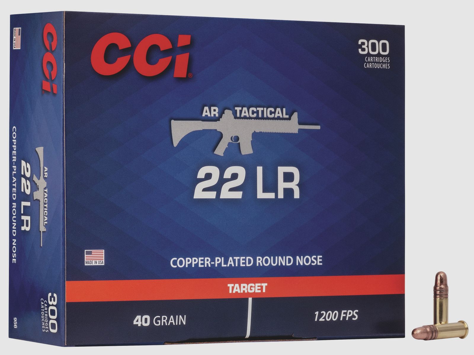 CCI .22lr AR Tactical 40grs. -300er Pkg