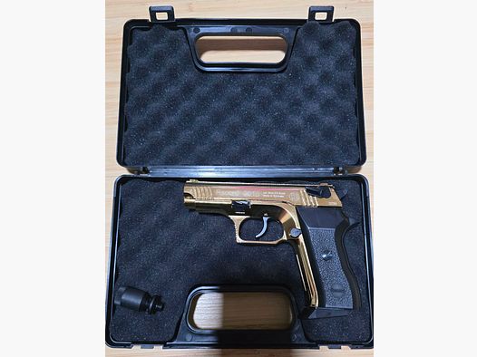 Record 2015 Gold blank firing 9mm PAK