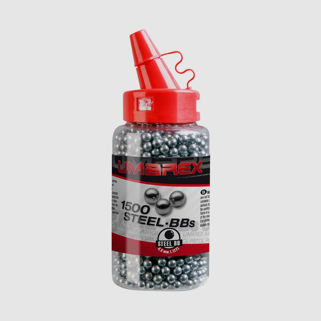 Umarex 4.1660-1 Steel BBs Diabolo 4.5 mm .177 1500 shots bottle