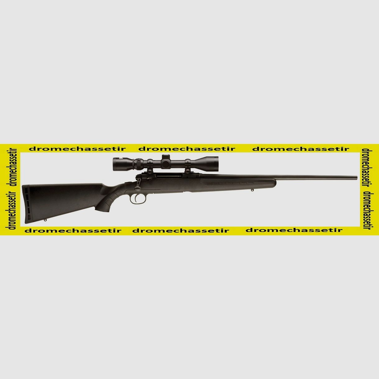 Bolt-action rifle Savage Axis XP, cal. 222 Remington, threaded with riflescope 3-9×40