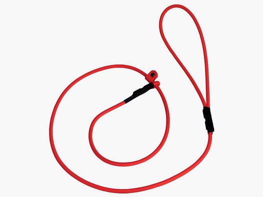 Handleine round with choking collar – Orange