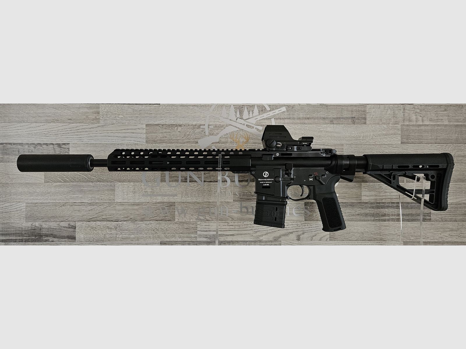 Schmeisser AR-15 M4FL Zwart 14,5" Kal. .223Rem. - Compleet set - verzendkostenvrij ! - Nieuwe goederen van de vakhandel