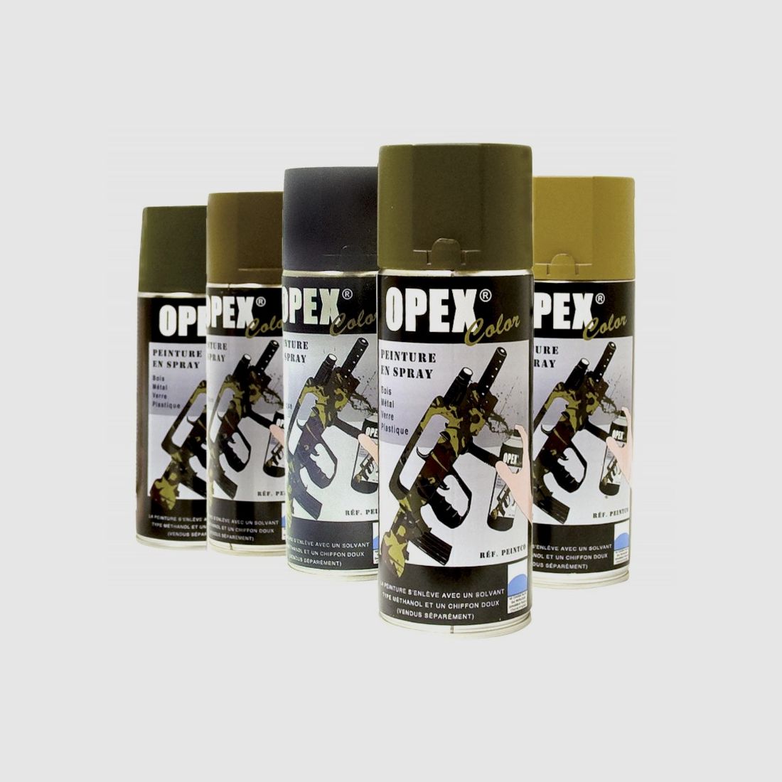 Opexcolor Sprühfarbe 400ml. Braun AF
