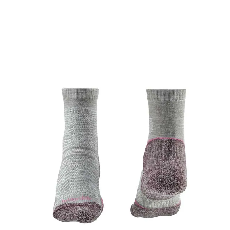 Skarpety damskie Bridgedale HIKE Ultralight T2 merino Performance crew aubergine, zdjęcie 6 z 7