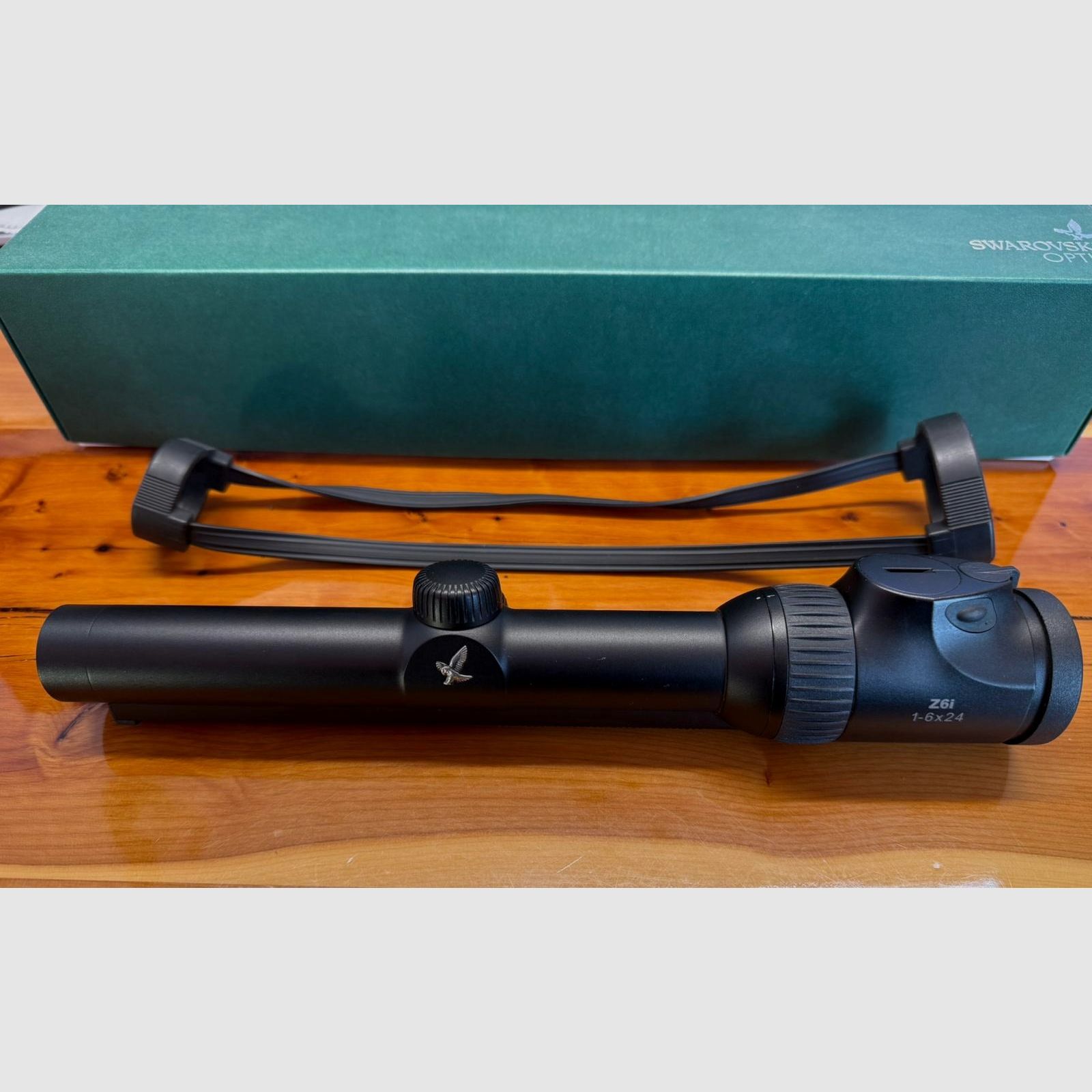 Swarovski Z6i 1-6x24 SR – Reticolo 4-I – Binario Swarovski – Vetro da caccia per battuta