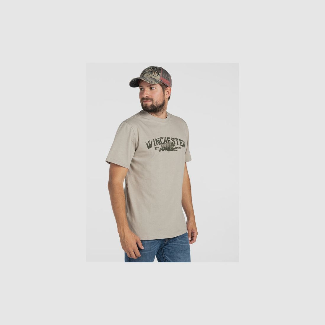 Winchester T-Shirt Vertmont grau