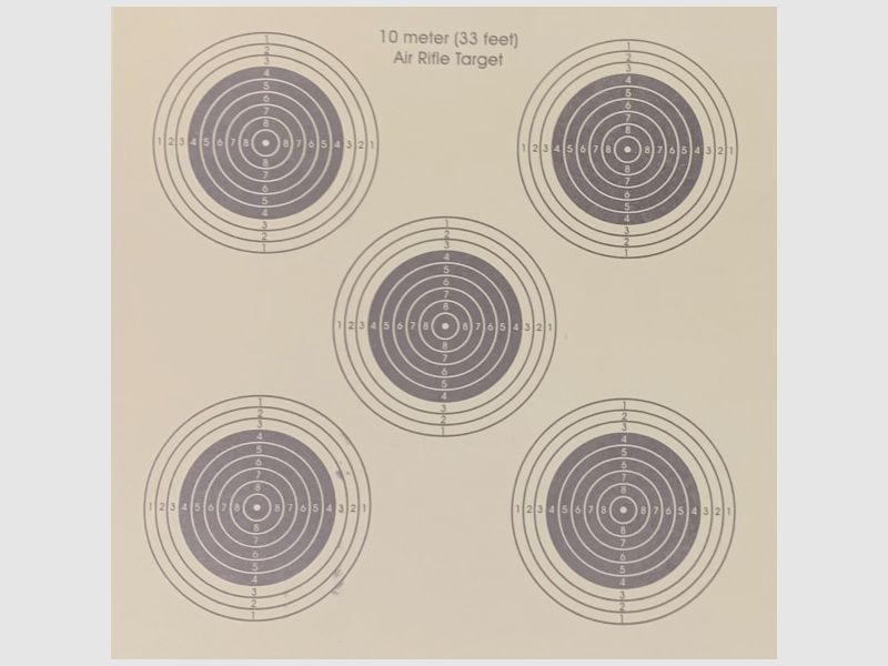 TARGETS / SHOOTING TARGETS - 5ER MIRROR - 10 PIECES