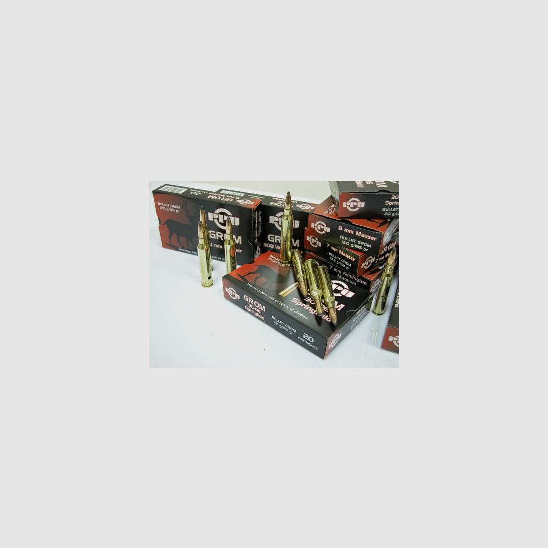 Patronen Prvi. Kal. .308 – 170-GROM (20 Stk.)