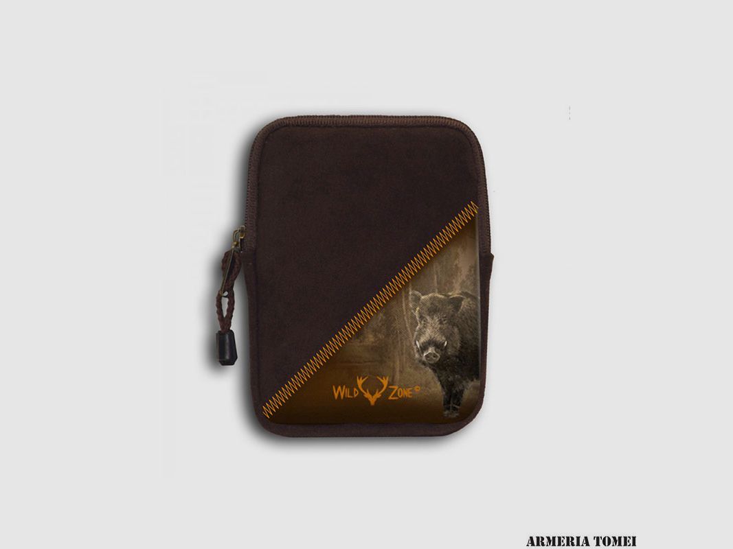 WILD ZONE – 10-CELL CARTRIDGE HOLDER WITH ZIP (WILD BOAR) FLUO