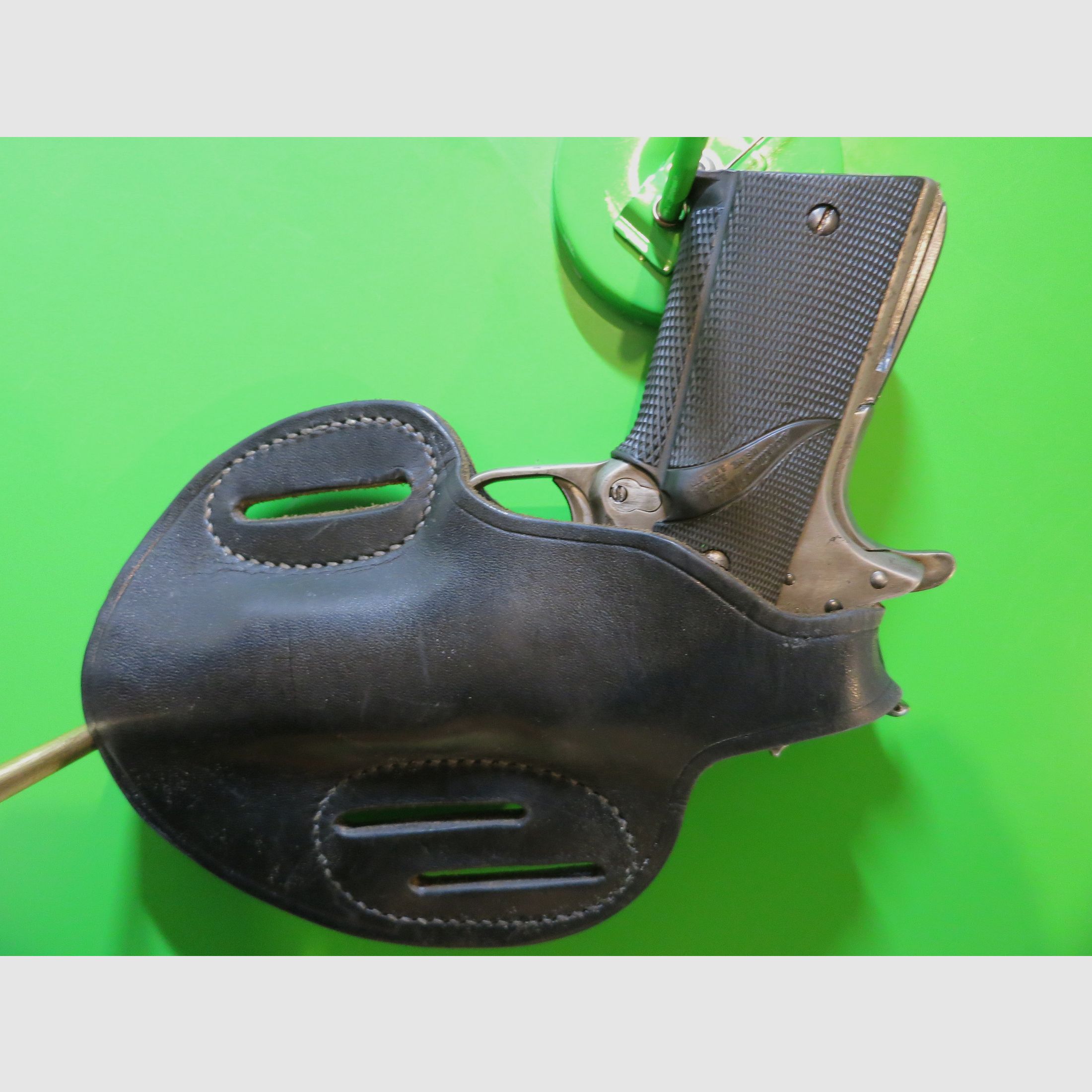 Pistolen-Holster Roy's Leathergoods Inc. (Roy Baker), z. B. 1911er, Hüftholster verdecktes Tragen