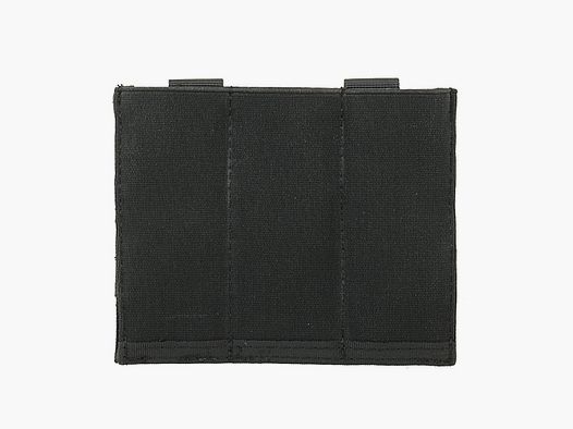 Elastic Triple Pistol Magazine Pouch - Black