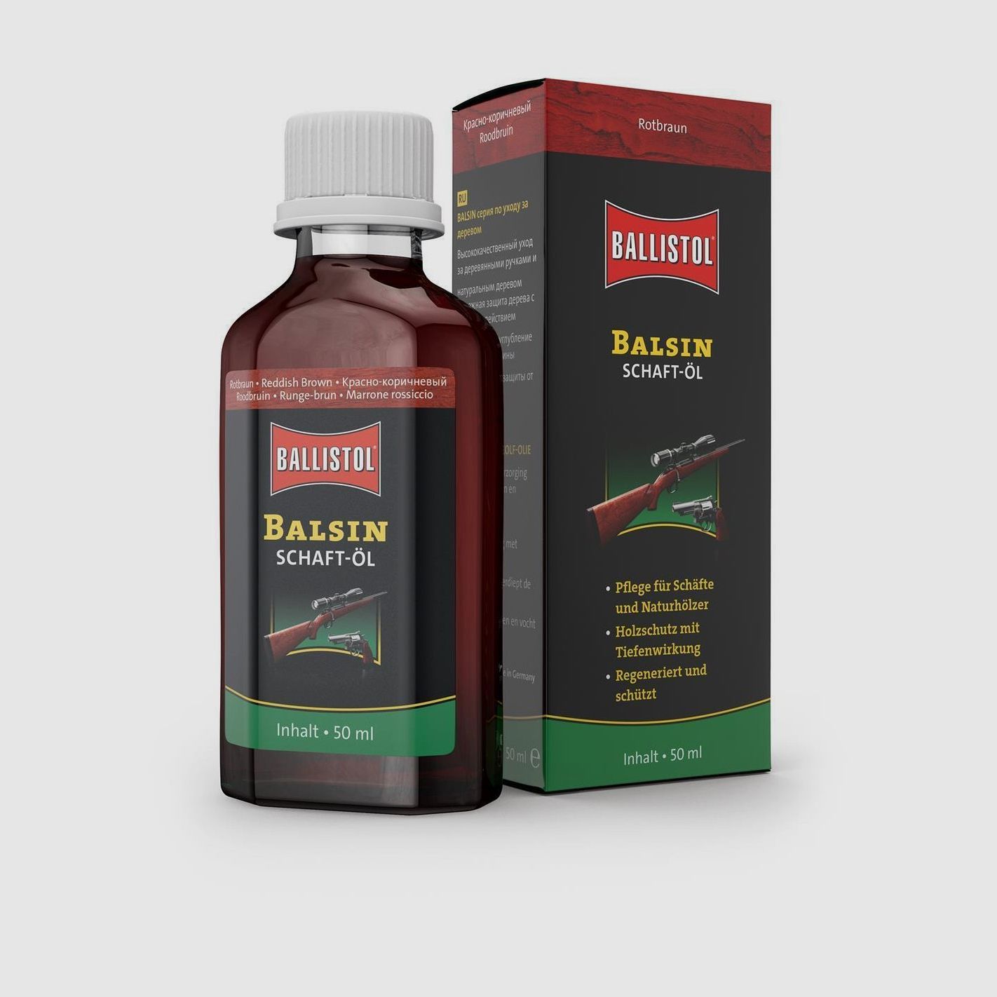 BALLISTOL ÖL FÜR SCHAFTE BALSIN BRAUN RÖTLICH 50ML