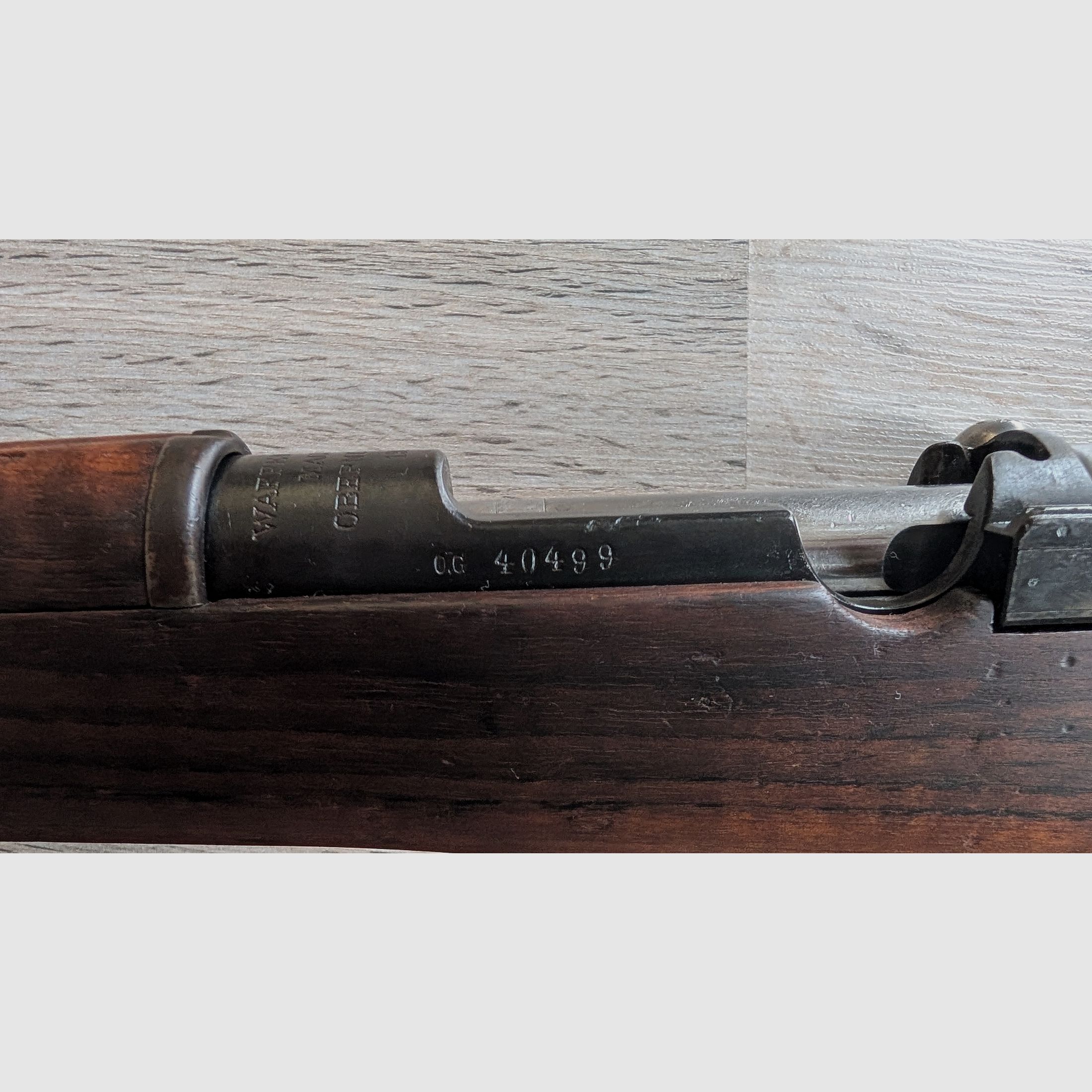 Fucile svedese M96 Oberndorf anno di costruzione 1900 numero corrispondente