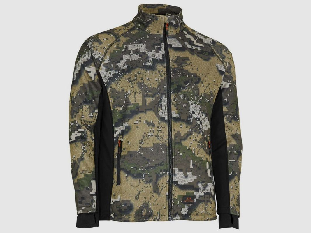 Men’s hunting jacket SWEDTEAM RIDGE LIGHT SWEATER FULL-ZIP DESOLVE VEIL, image 1 of 2