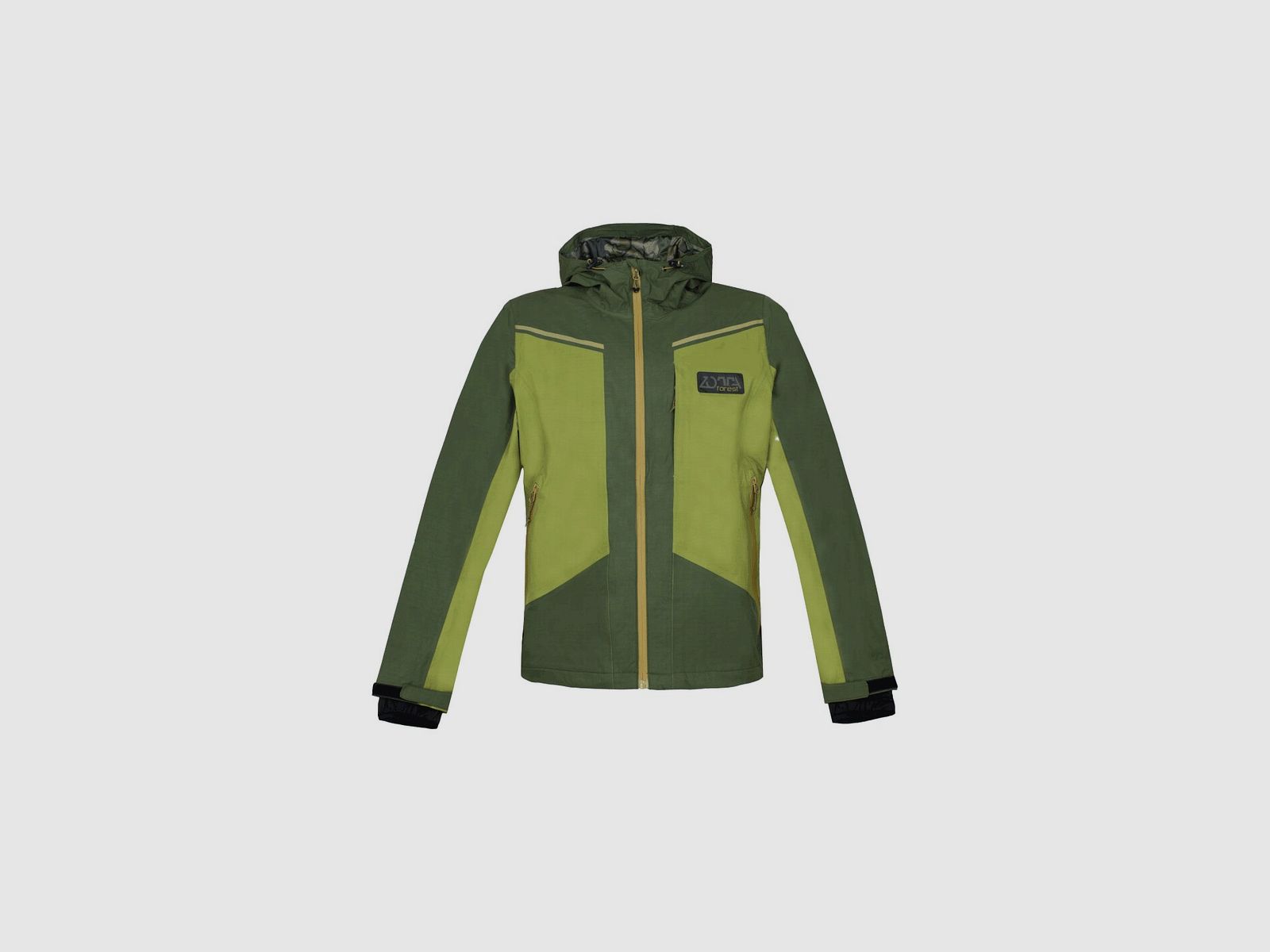 Zotta Forest - Storm Herrenjacke wasserdicht grün und gelb, Bild 1 von 2