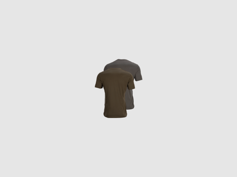 Härkila T-shirts graphiques, lot de 2, Willow green/Slate brown, image 2 sur 7