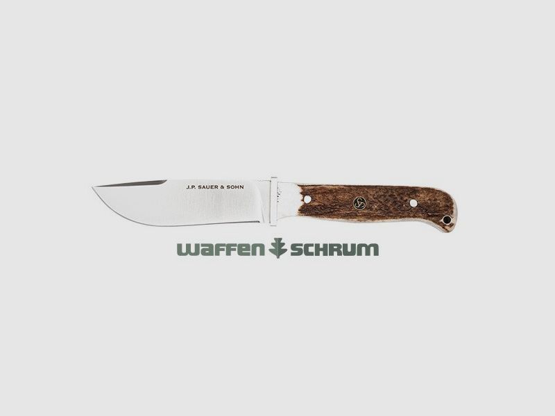 Sauer Jagdnicker Hirschhorn Klingenlänge: 12,5cm - D2-Stahl