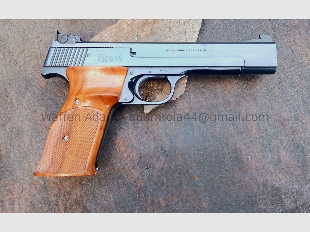 Smith & Wesson Modell 41, 5 1/2 ", Sport Pistole 1972