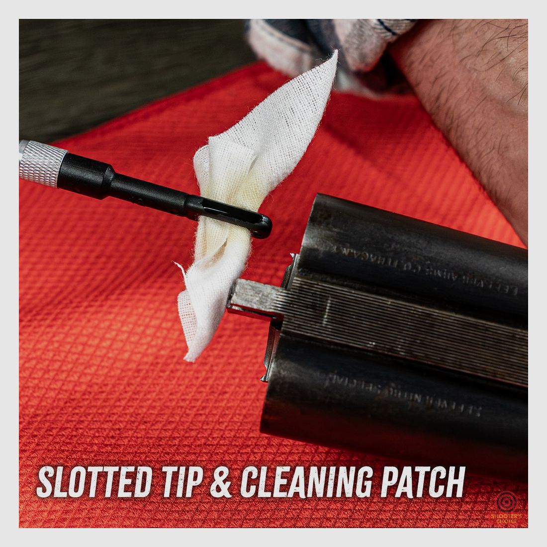 Shooter's Choice 12 Gauge Gun Cleaning Kit incl. FP-10 CLP + Adapter 8-32→5/16-27 (SHF-SRK-12)