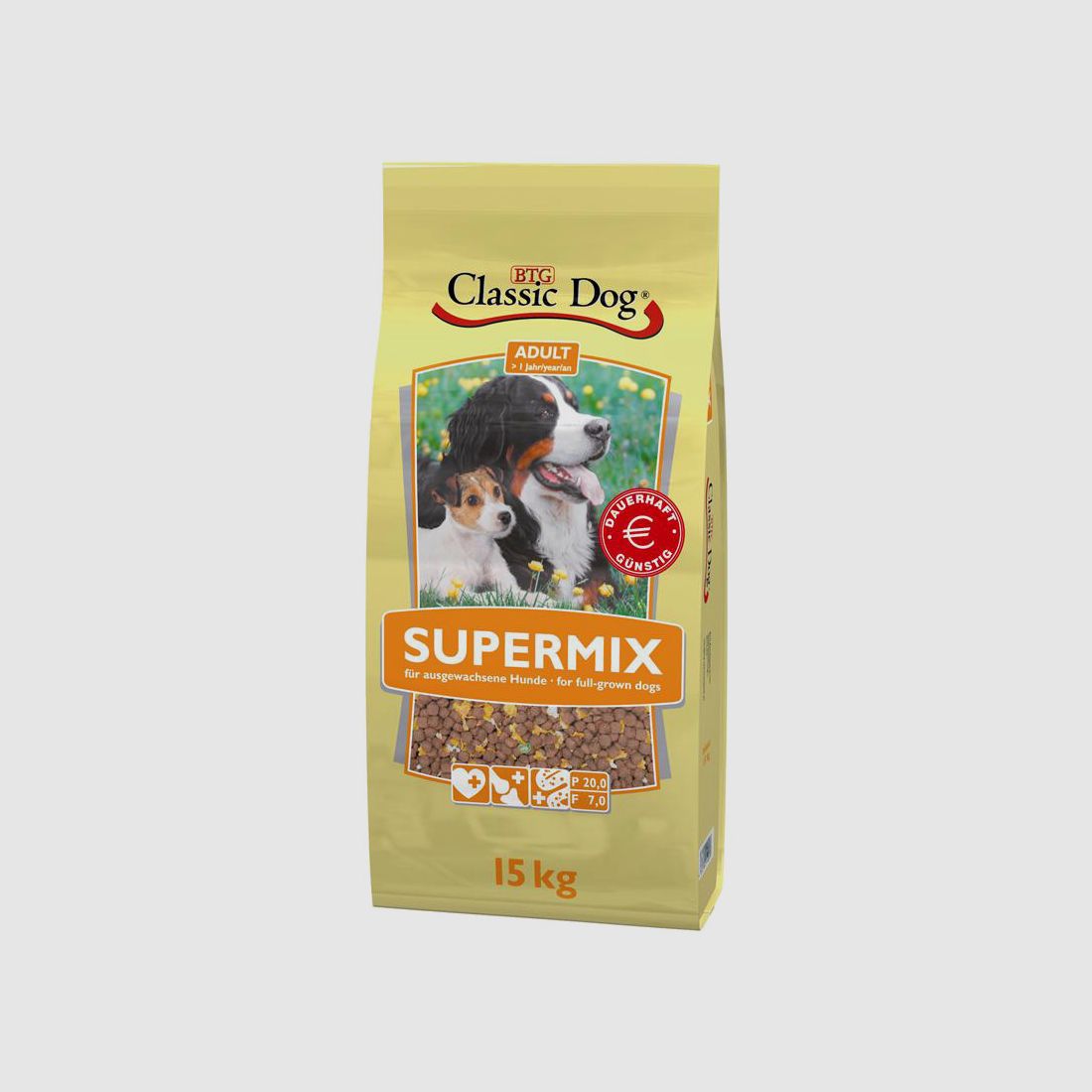 Classic Dog Hundefutter Supermix 15kg