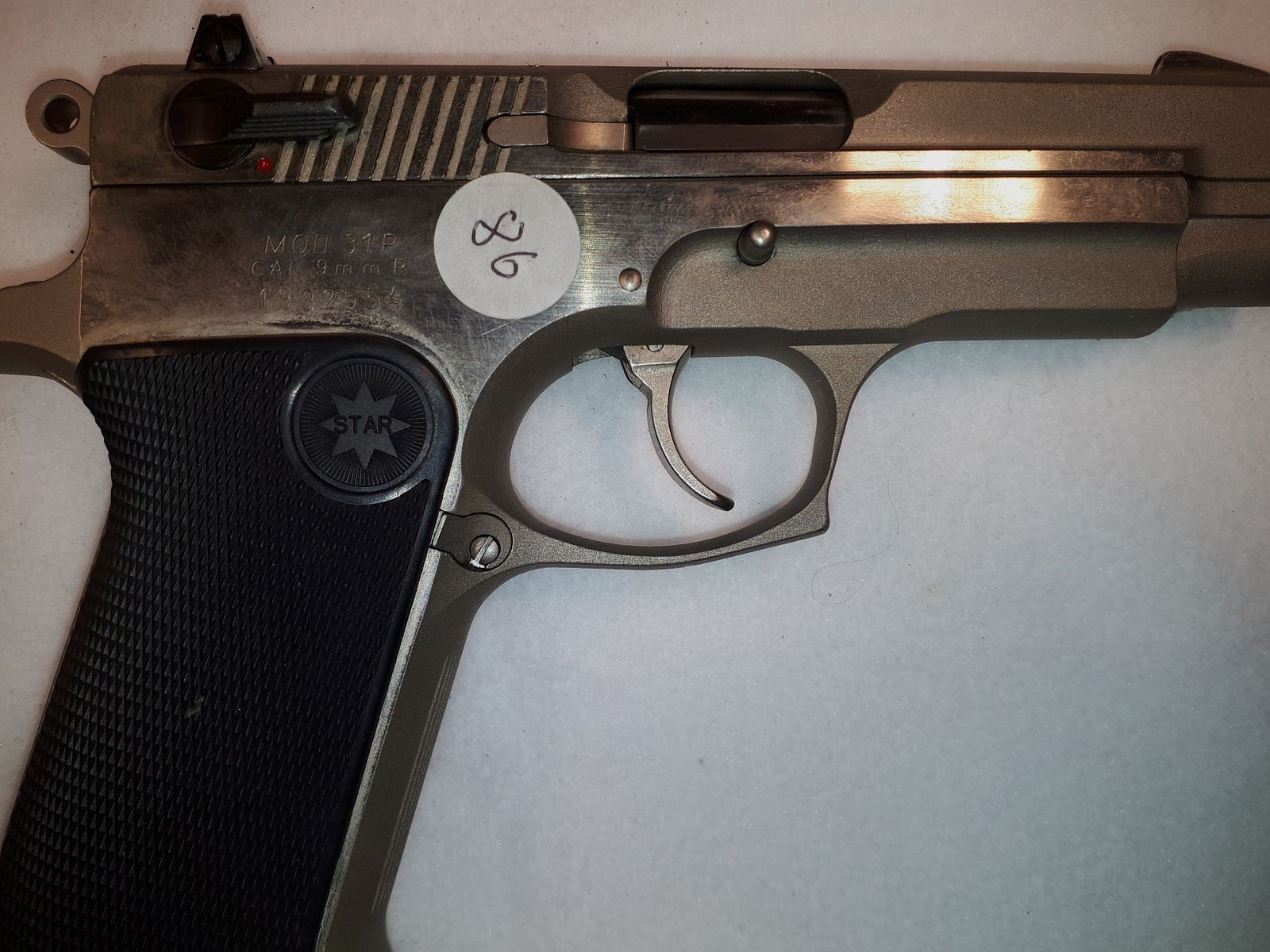 Star  Selbstladepistole , Modell: 31  P, Kaliber 9mm Luger.