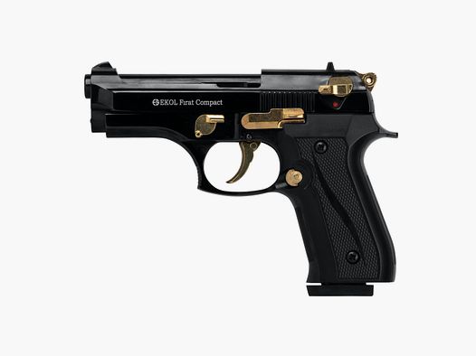 Ekol Compact Schwarz-Gold 9mm P.A.K. - Gas-Signal