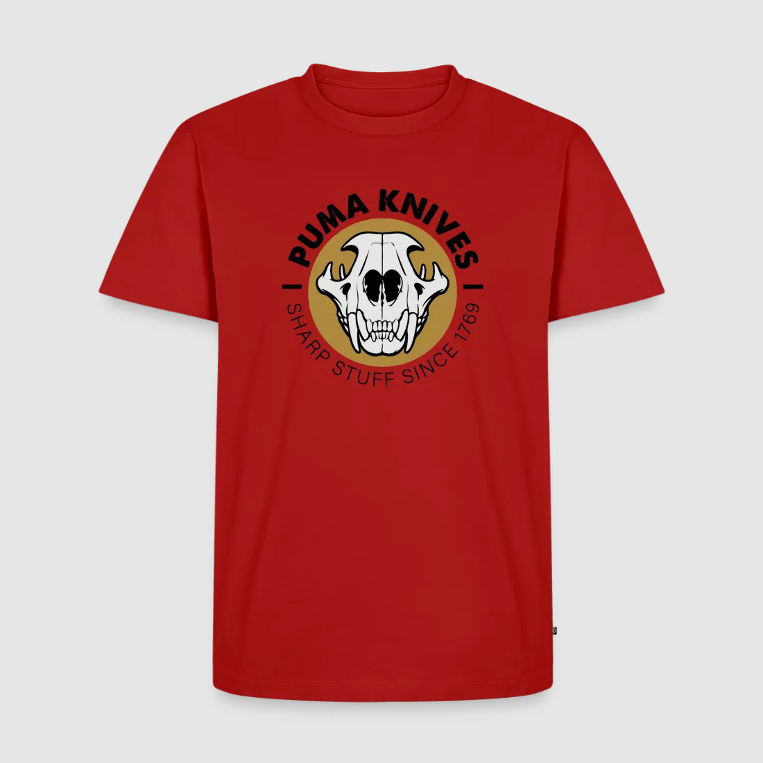 PUMA Men’s Premium T-Shirt "Skull Frontal Sharp Stuff"