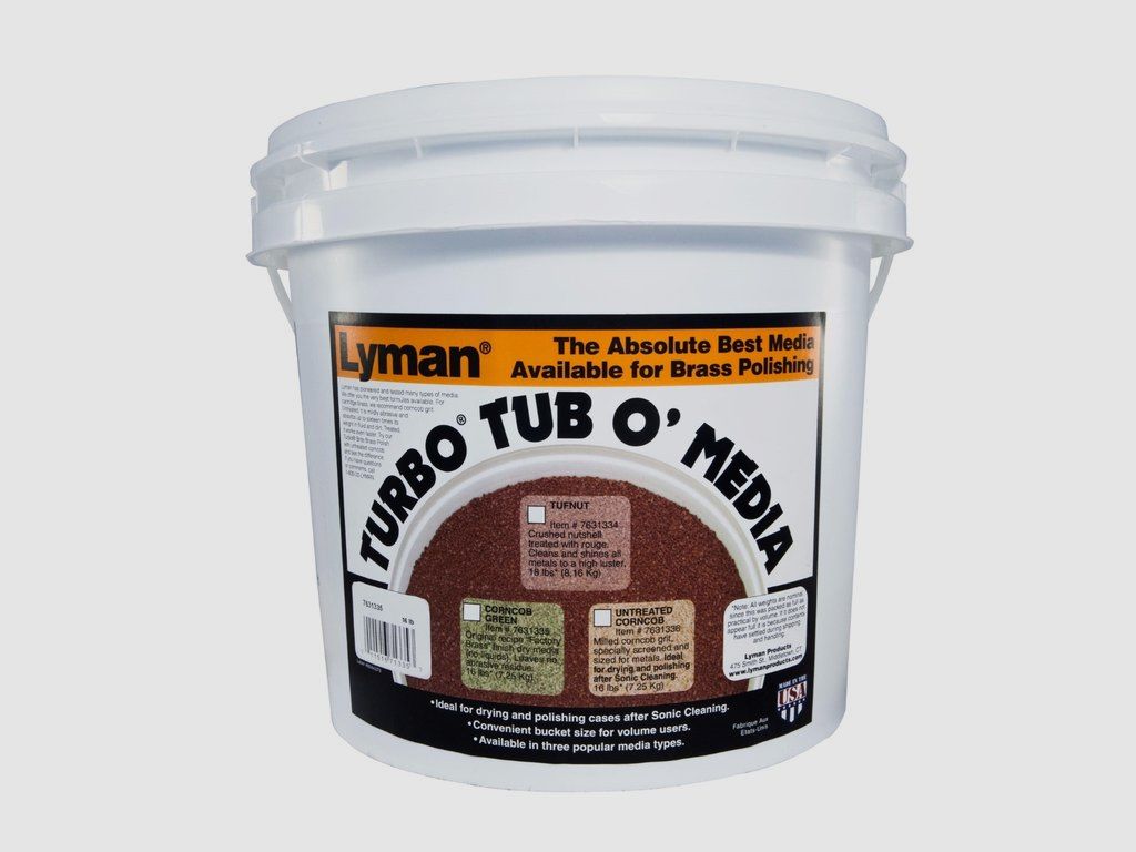 Lyman Turbo Media Jumbo Granulato di Noci non trattato 18lbs / 8165g