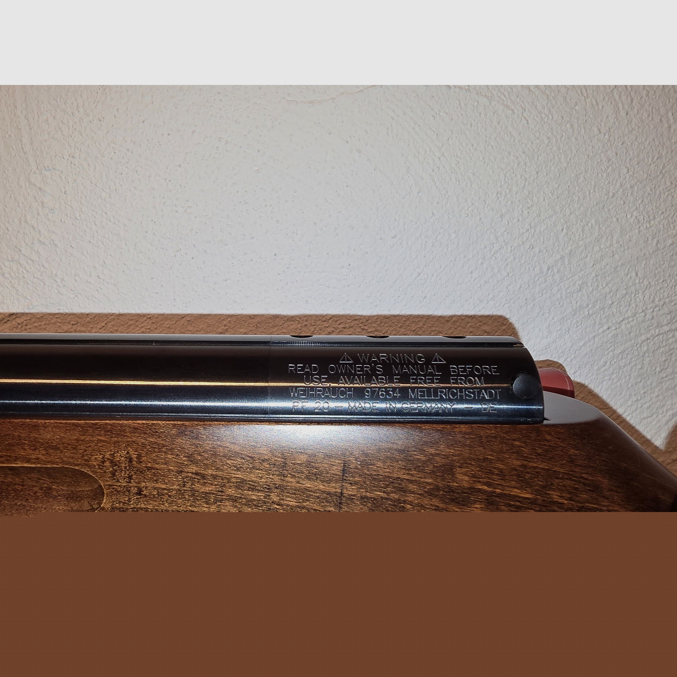 Luftgewehr Weihrauch HW 35 mit offener Visierung im Kaliber 4,5 mm