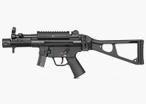 Heckler & Koch SP5K Pistole mit Klappschaft und Picatinnyschiene 9 mm