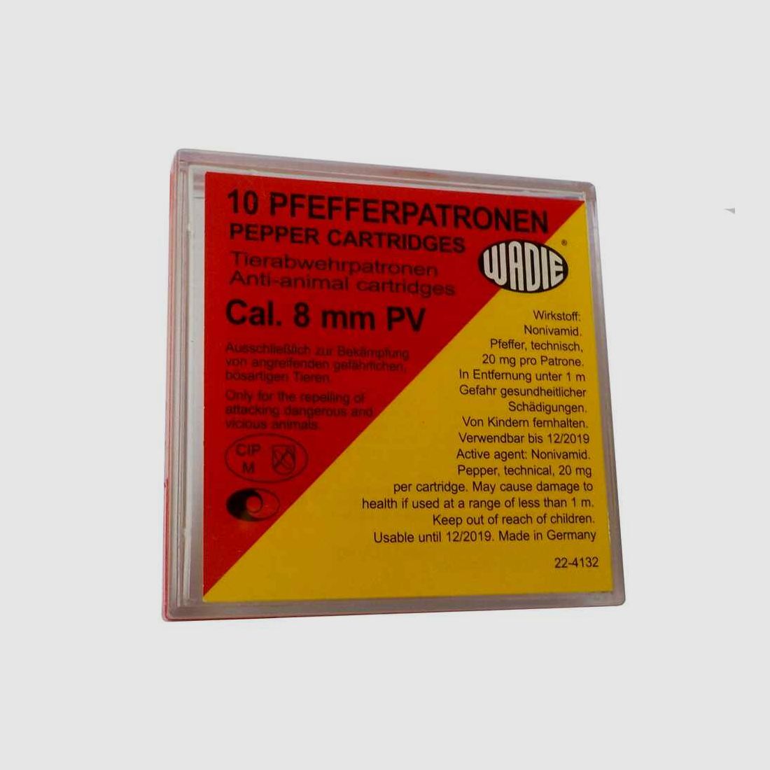 Pfefferpatronen Wadie 8x20 Wadie