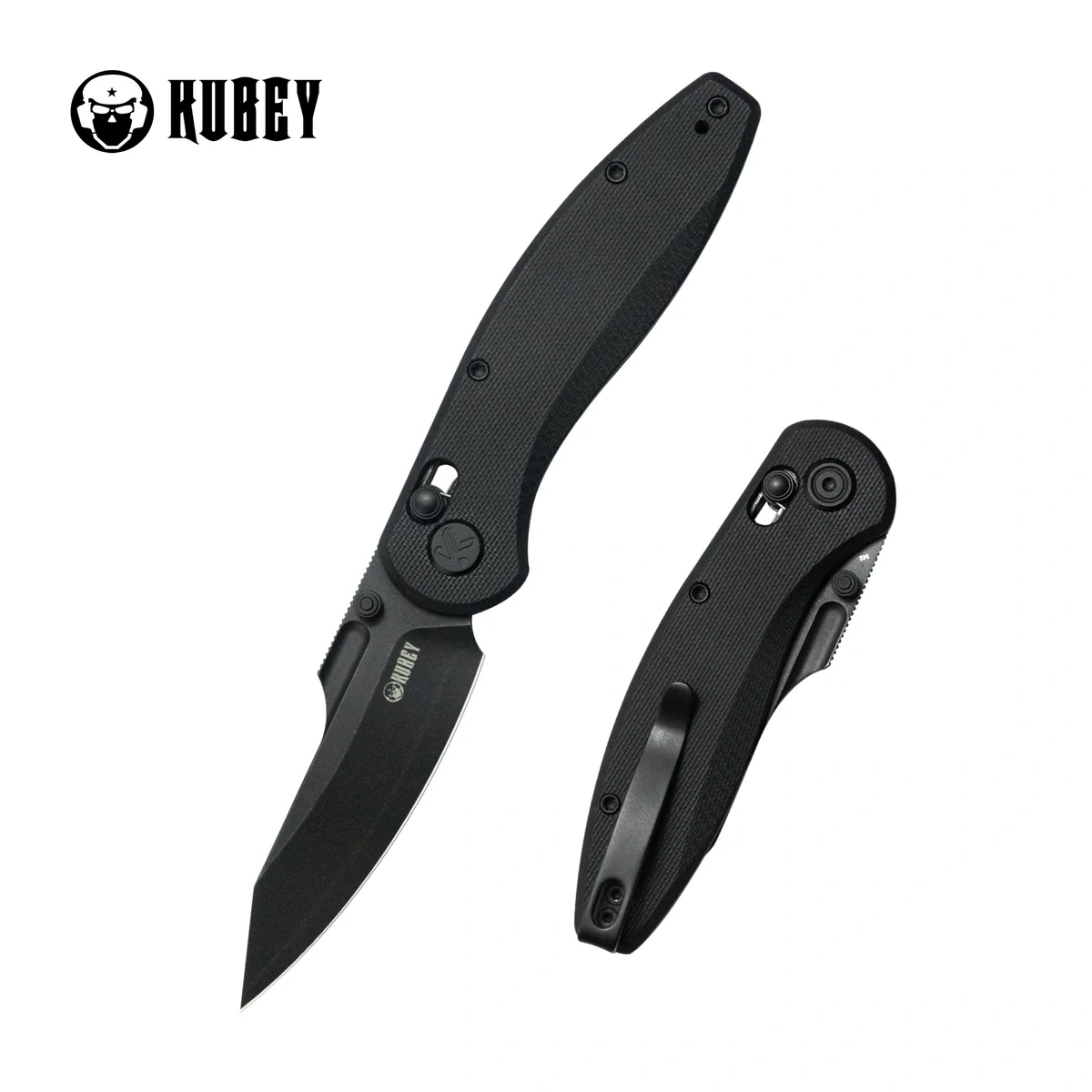 Nóż składany Kubey Calyce Denim G10, Beadblasted 14C28N (KU901U)