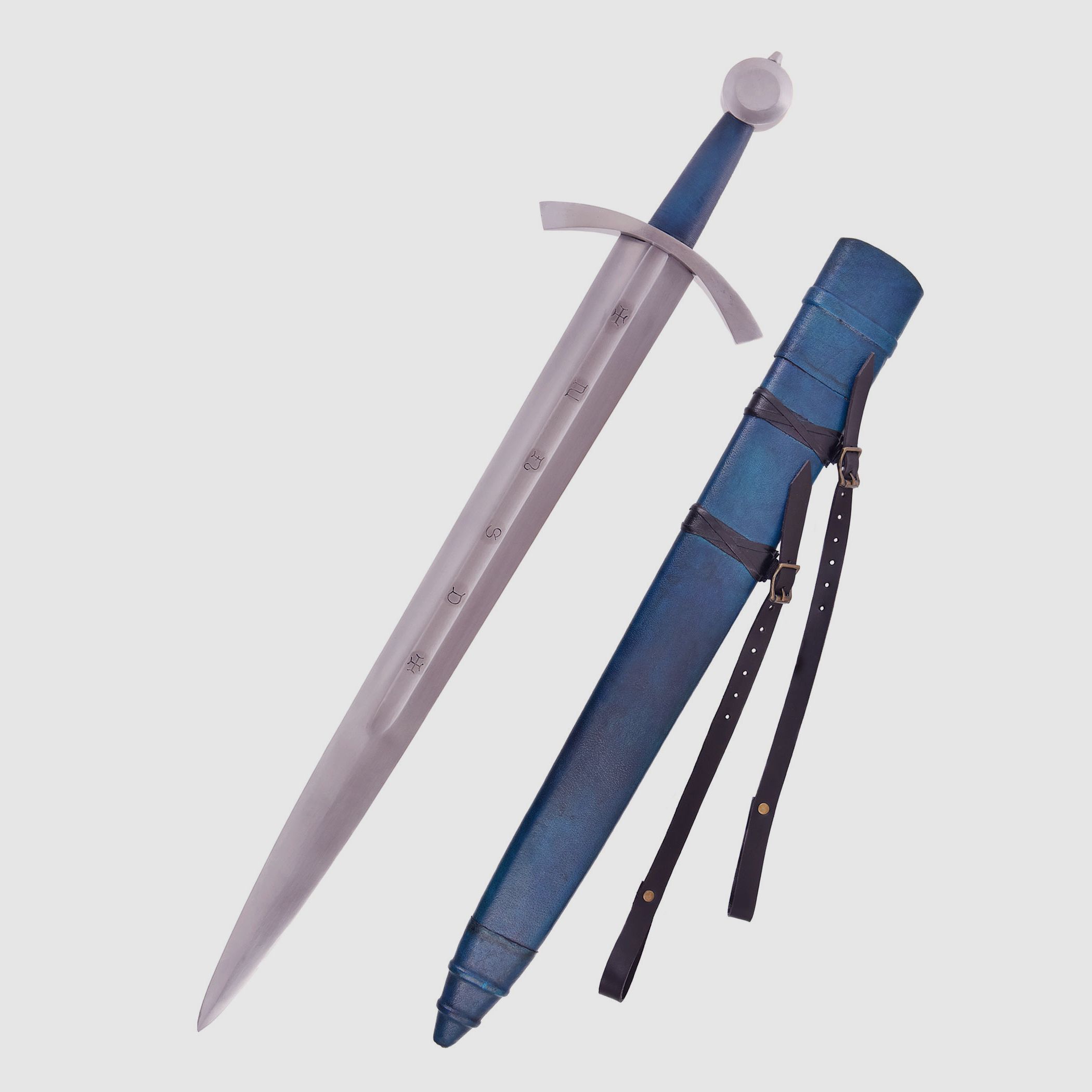 Épée de chevalier du lac de Neuchâtel avec fourreau