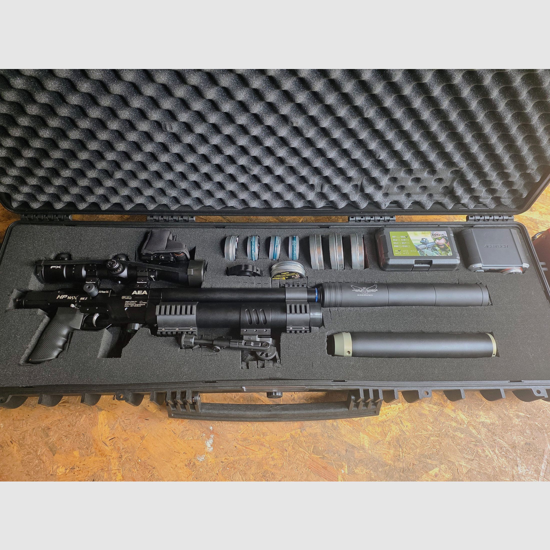 AEA HP Max MK 2 GoGun Komplettset inkl. Kompressor und hochwertigsten Zubehör 