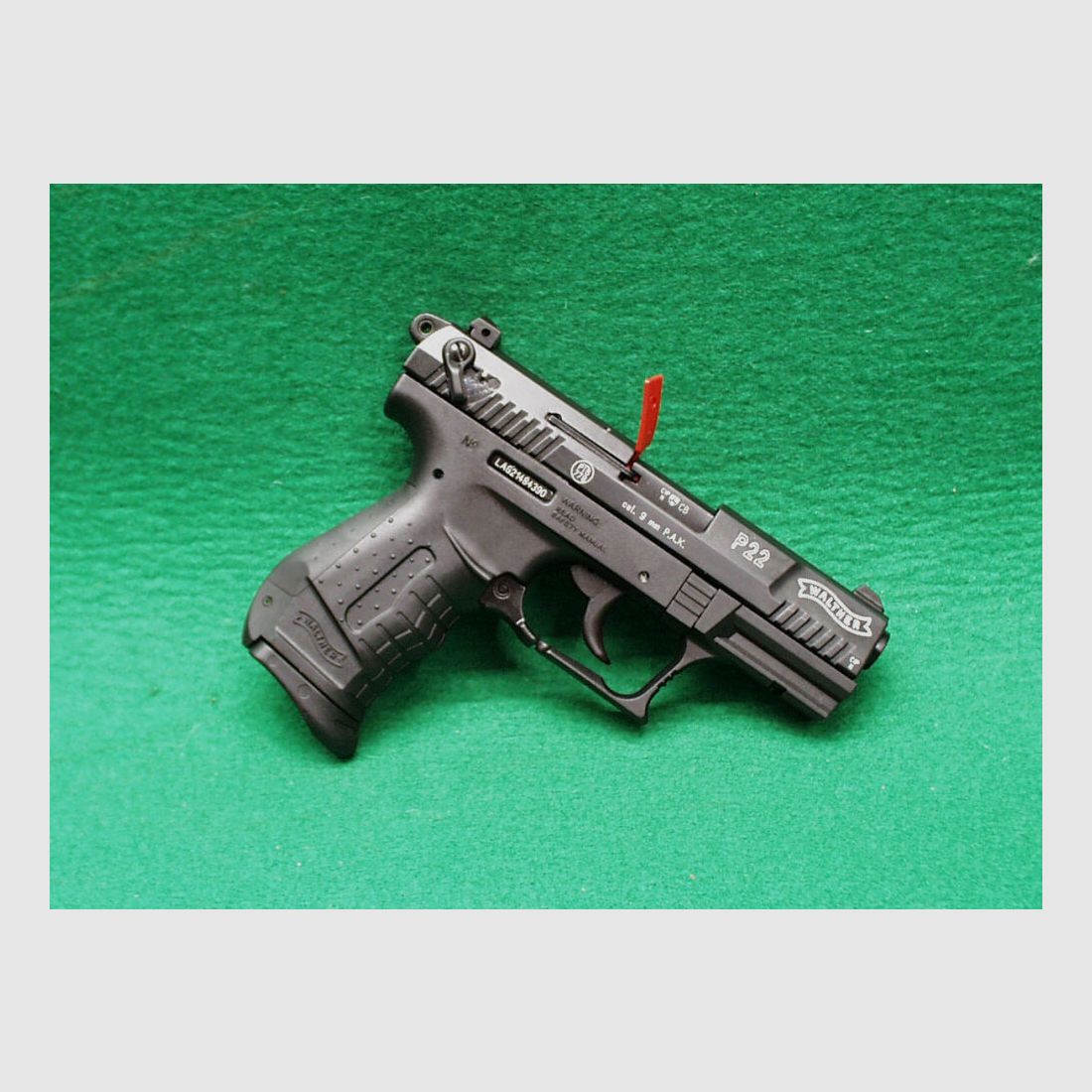 Walther Schreckschuss-pistool P22, zwart