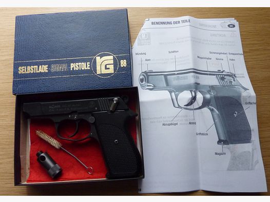 RÖHM RG 88 ,cal. 9mm PAK, gebraucht, in OVP