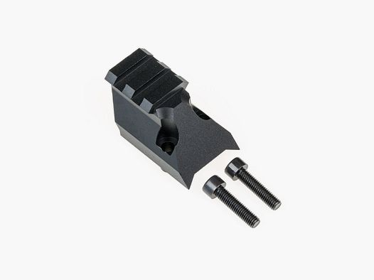 Adaptateur de crosse | CNC ALU | noir anodisé | Huben GK1