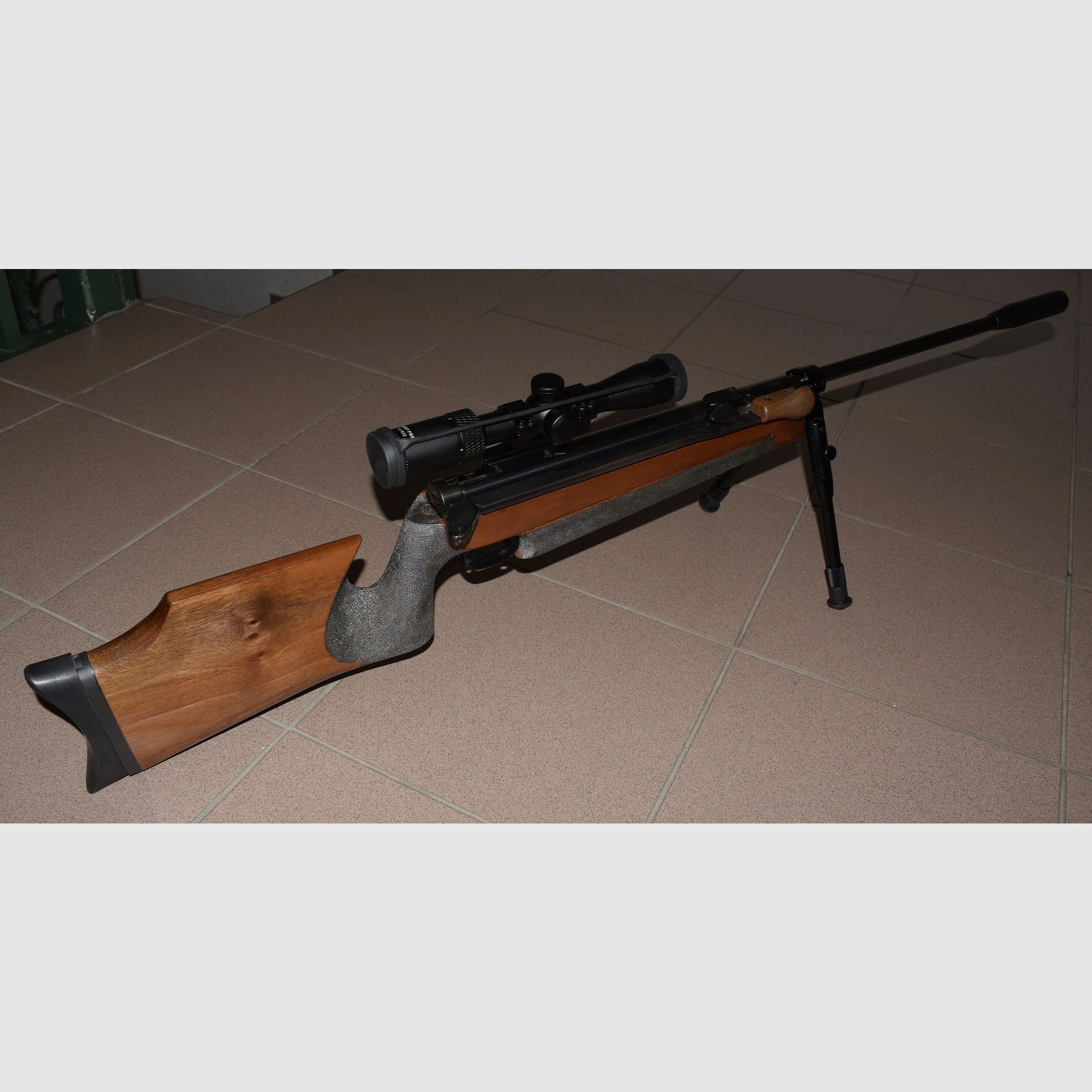 Air rifle Walther LGR sniper conversion completely revised