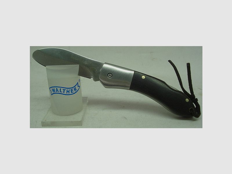 Kindertaschenmesser, klappbar - 6cm Klinge, Ebenholzschalen